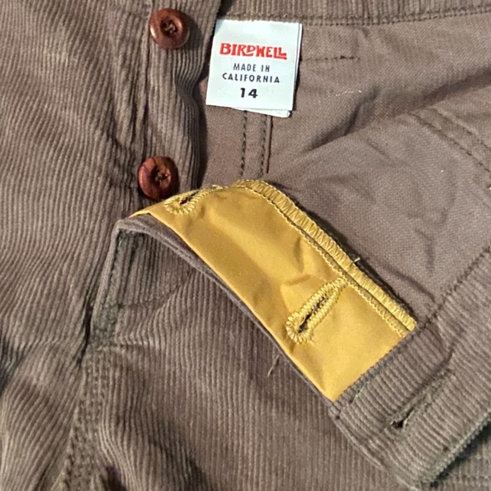 Birdwell Green Cargo Shorts Cotton Blend Casual - Picture 3 of 7